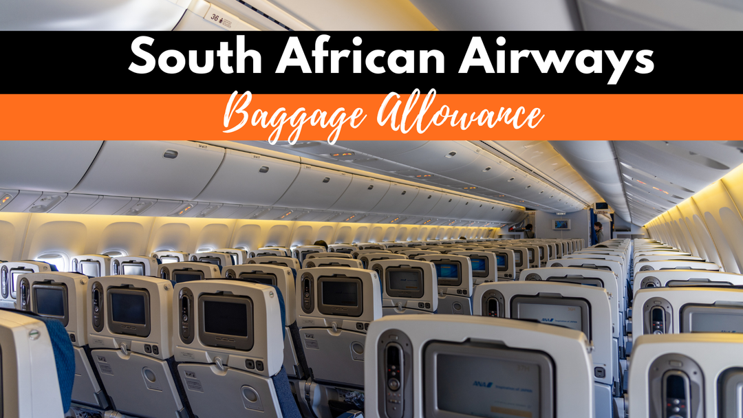 South African Airways Baggage Allowance guide banner.