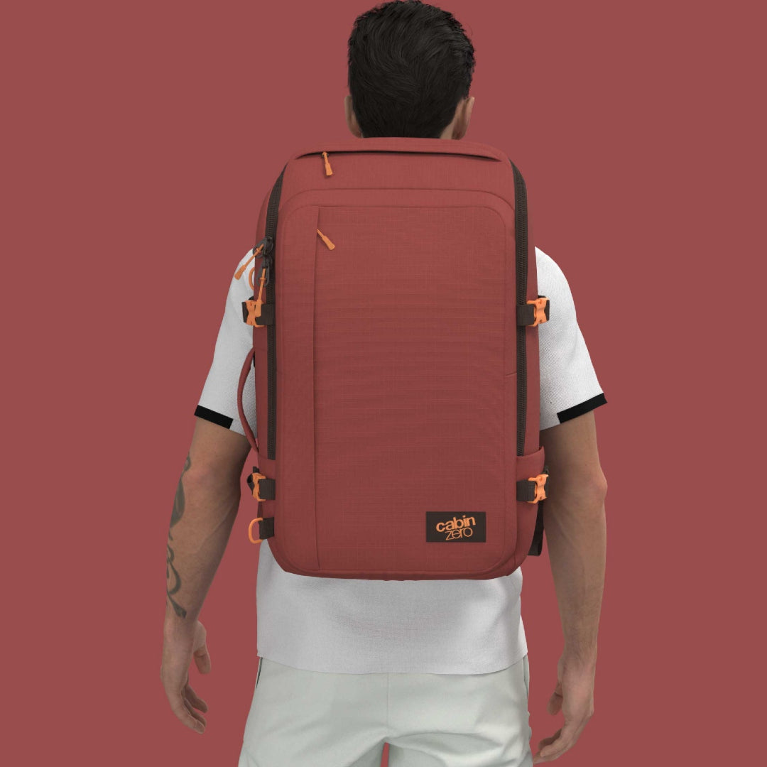 ADV Rucksack 42L Sangria Rot