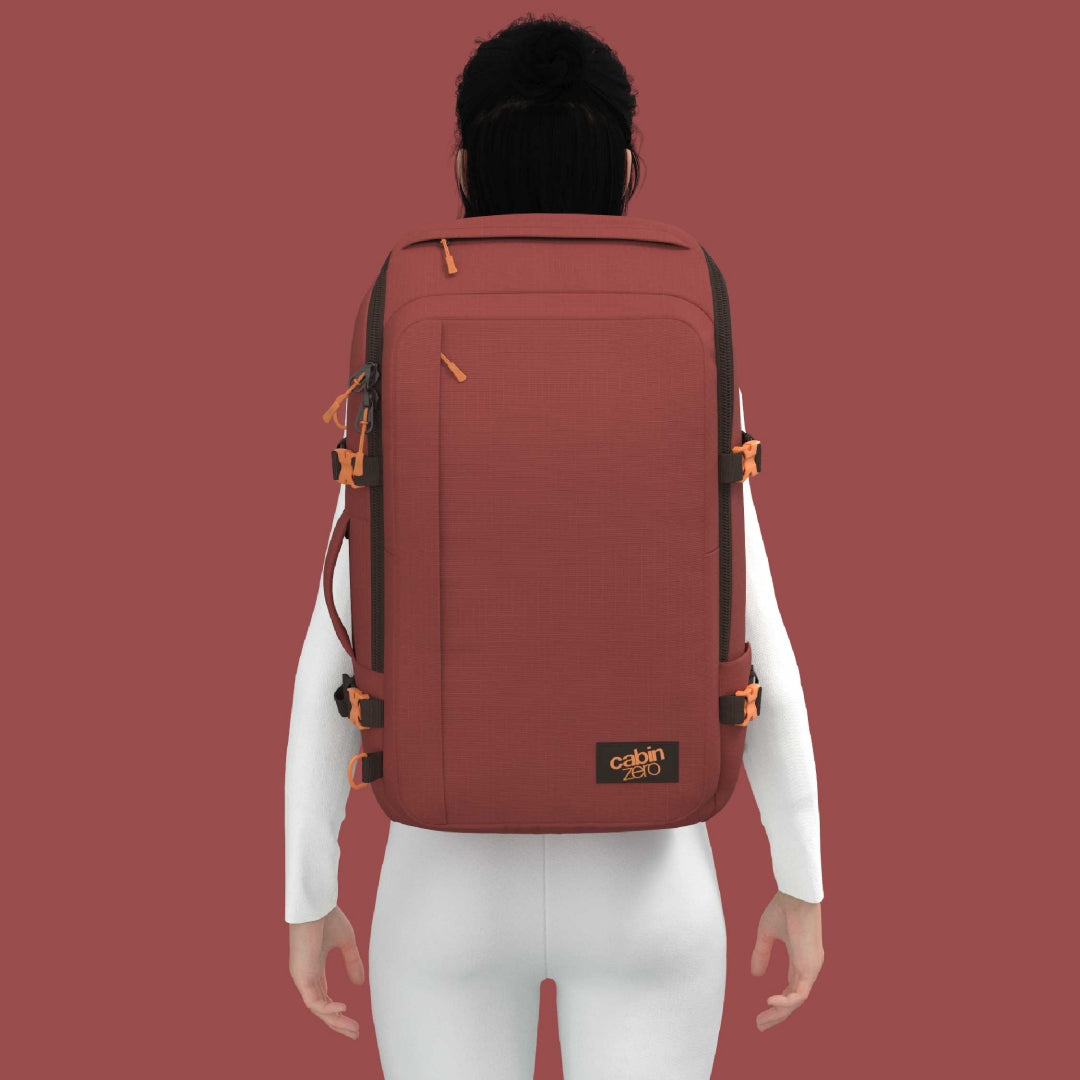 ADV Rucksack 42L Sangria Rot