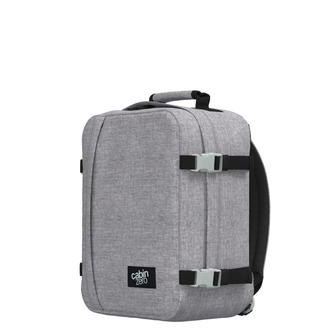 Klassischer Kabinenrucksack 28L Eisgrau