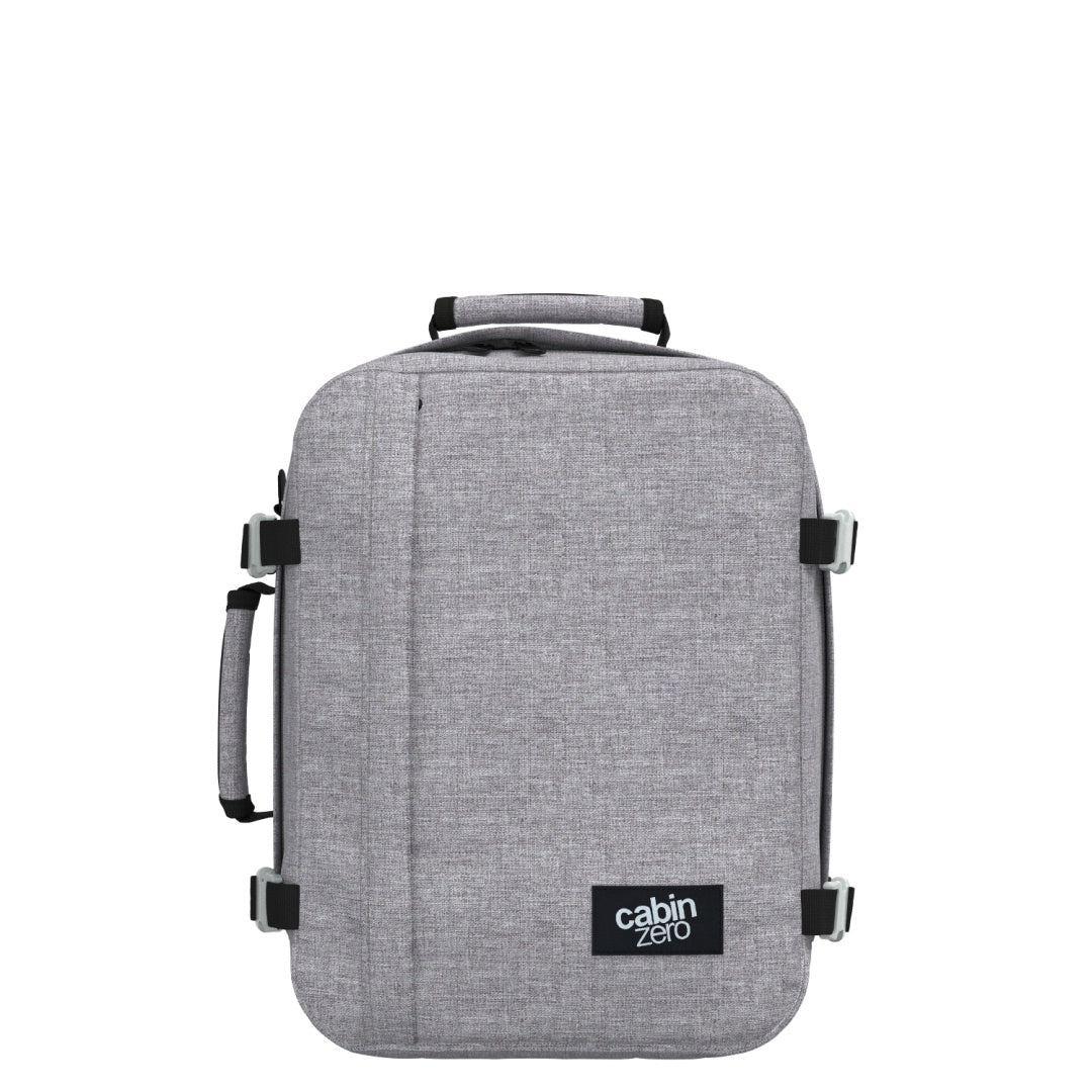 Klassischer Kabinenrucksack 28L Eisgrau