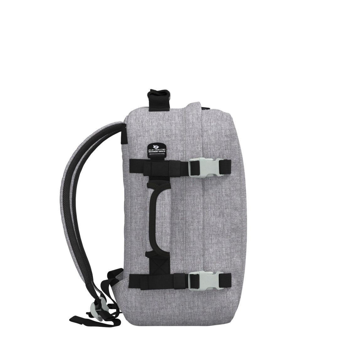 Klassischer Kabinenrucksack 28L Eisgrau