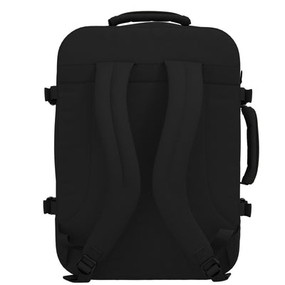 Klassischer Kabinenrucksack 44L Absolut Schwarz