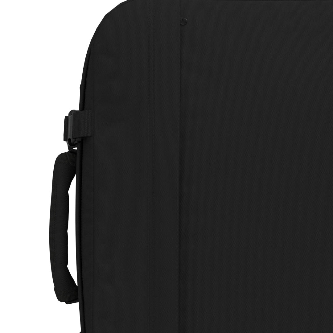 Klassischer Kabinenrucksack 44L Absolut Schwarz