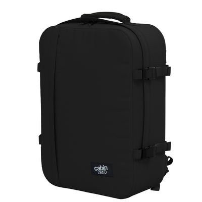 Klassischer Kabinenrucksack 44L Absolut Schwarz