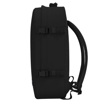 Klassischer Kabinenrucksack 44L Absolut Schwarz