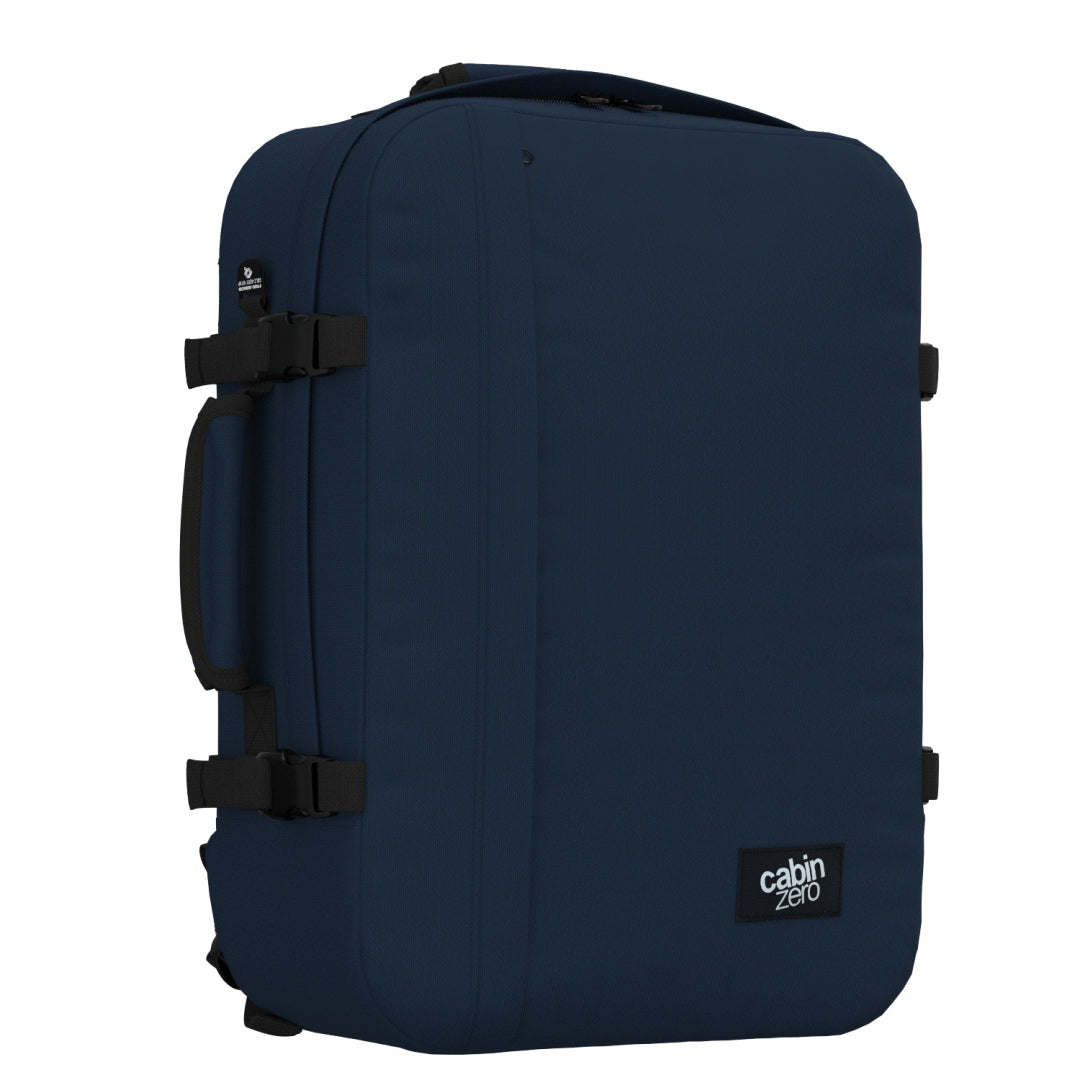 Klassischer Kabinenrucksack 44L Marineblau