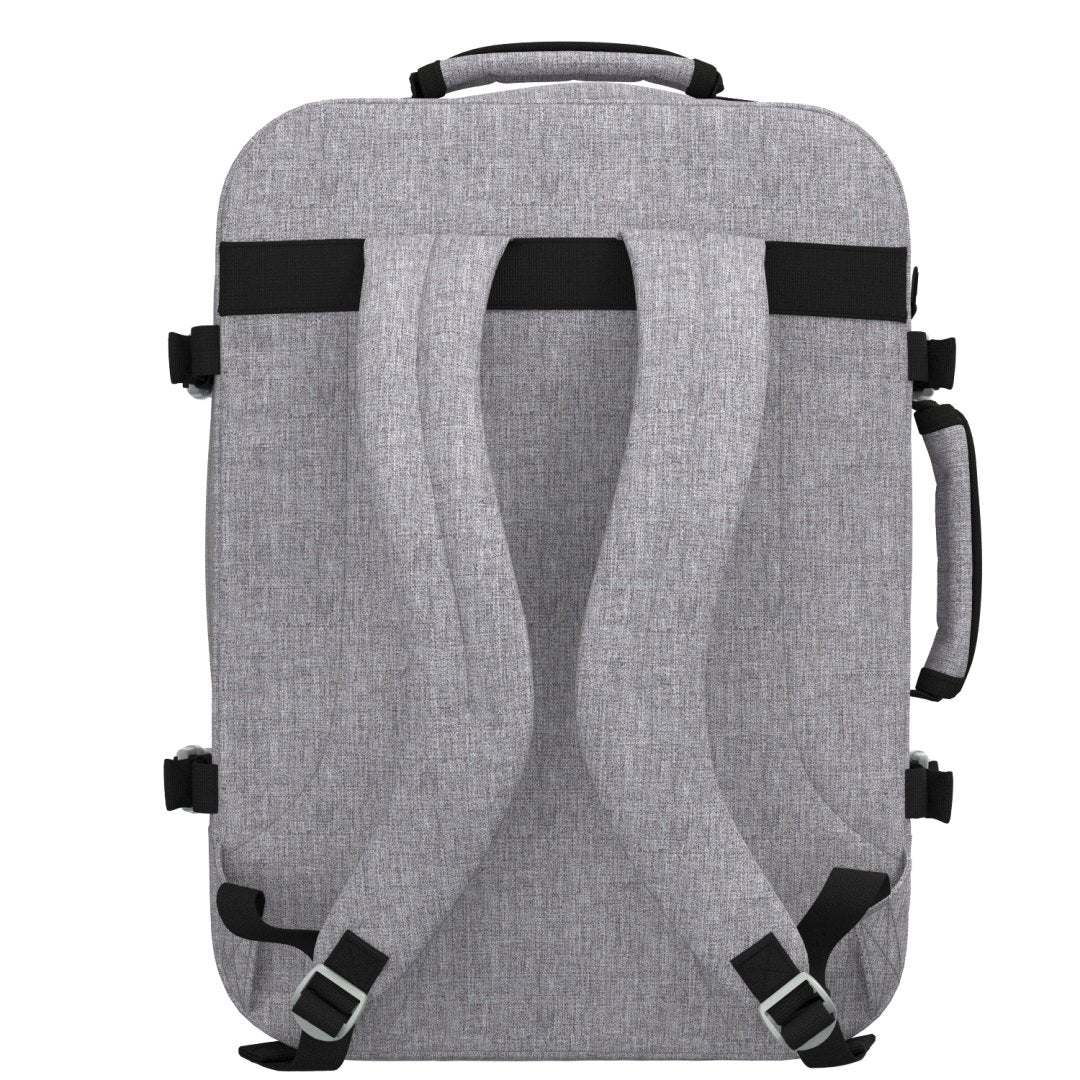 Klassischer Kabinenrucksack 44L Eisgrau