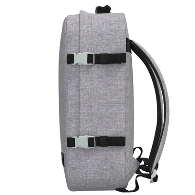 Klassischer Kabinenrucksack 44L Eisgrau