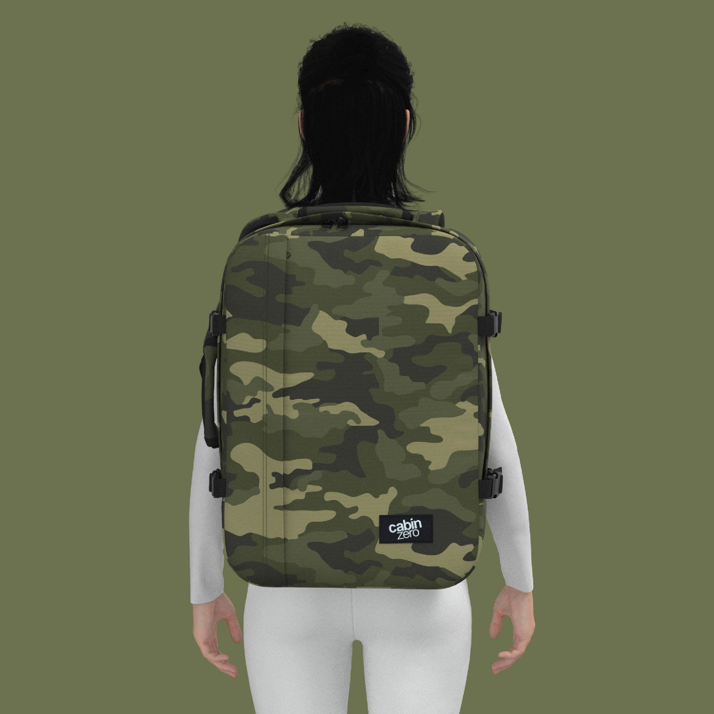 Klassischer Kabinenrucksack 44L Urban Camo