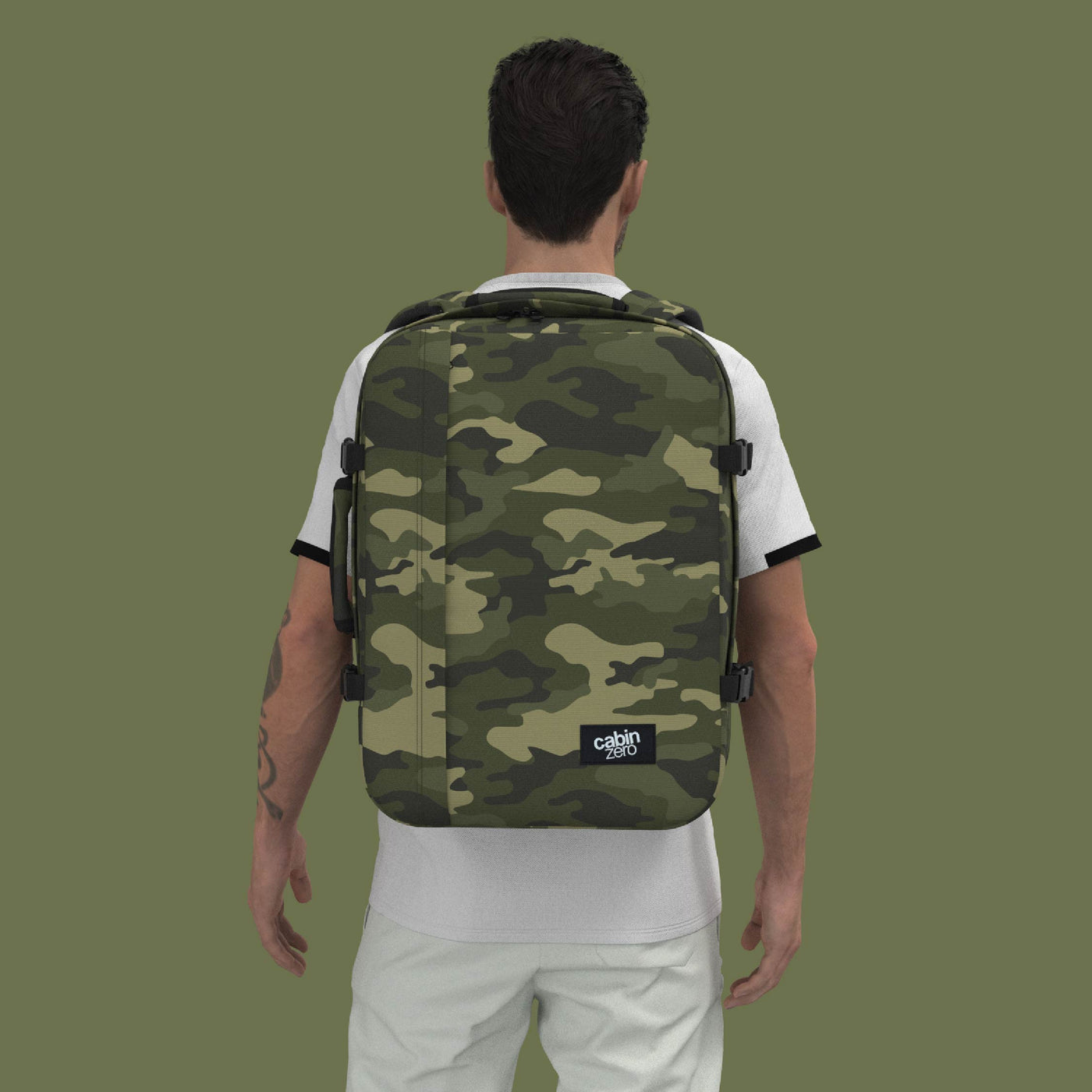 Klassischer Kabinenrucksack 44L Urban Camo