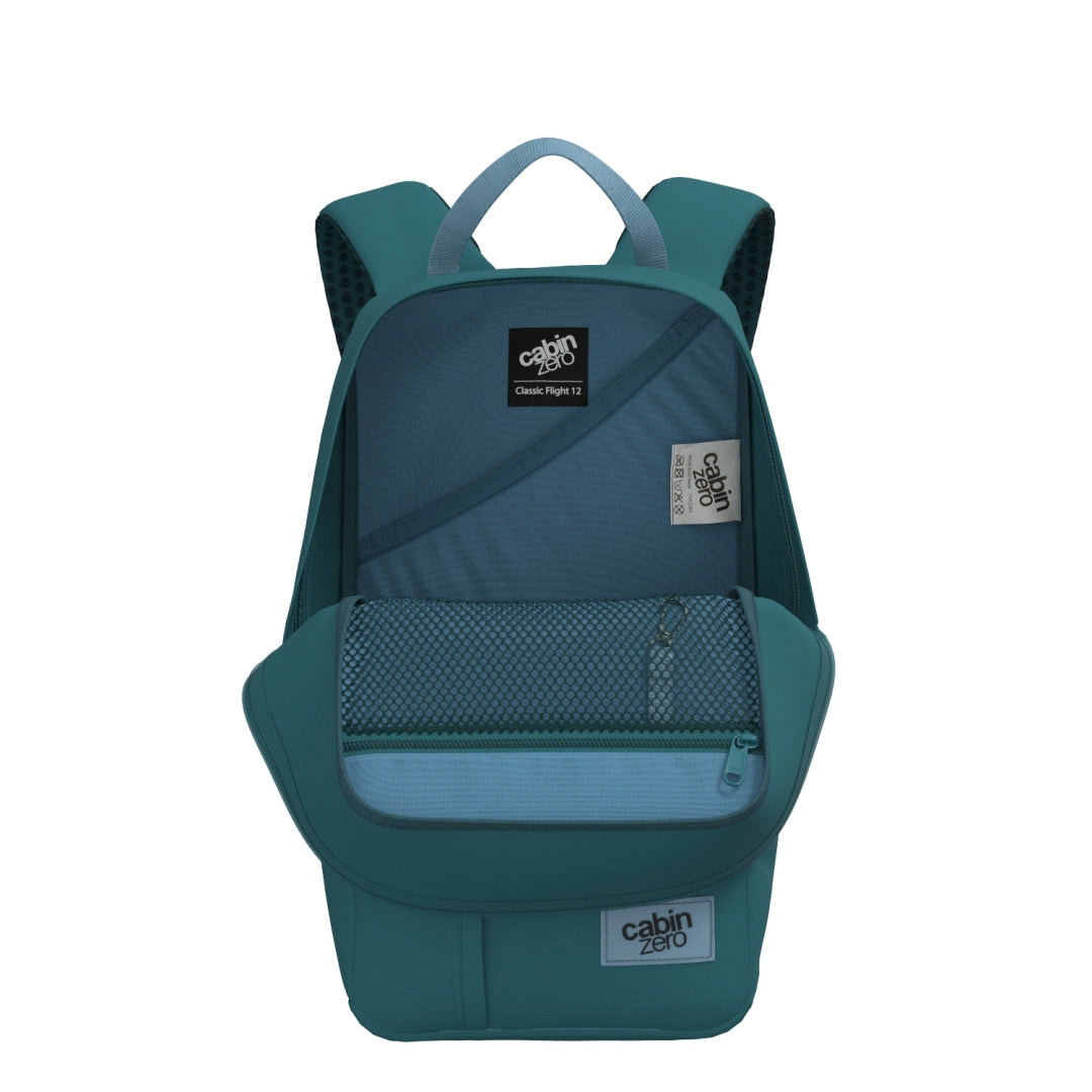 Klassischer Flugrucksack 12L Aruba Blau