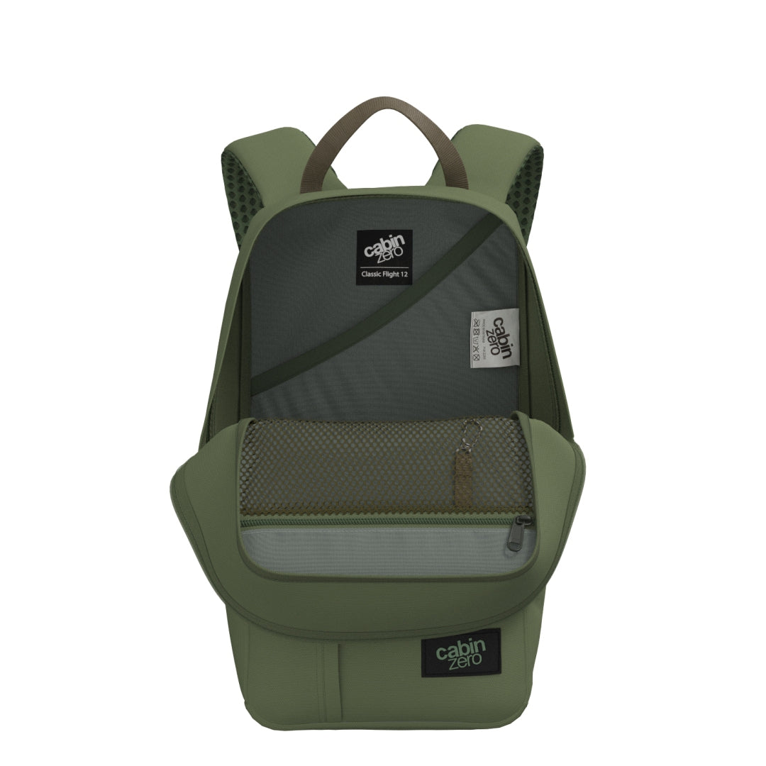 Klassischer Flugrucksack 12L Georgisches Khaki