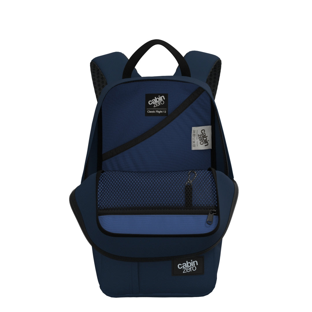 Klassischer Flugrucksack 12L Marineblau