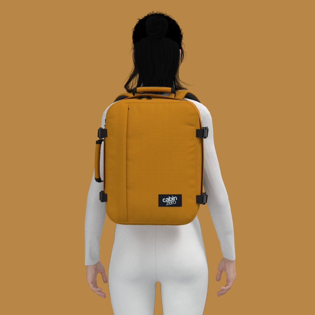 Classic Handgepäck Rucksack -  28L Orange Chill