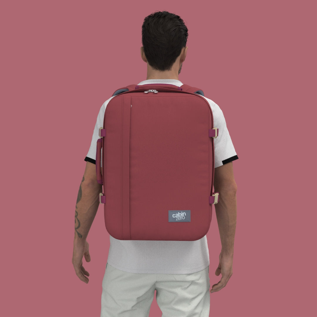 Klassischer Kabinenrucksack 44L Napa Wein