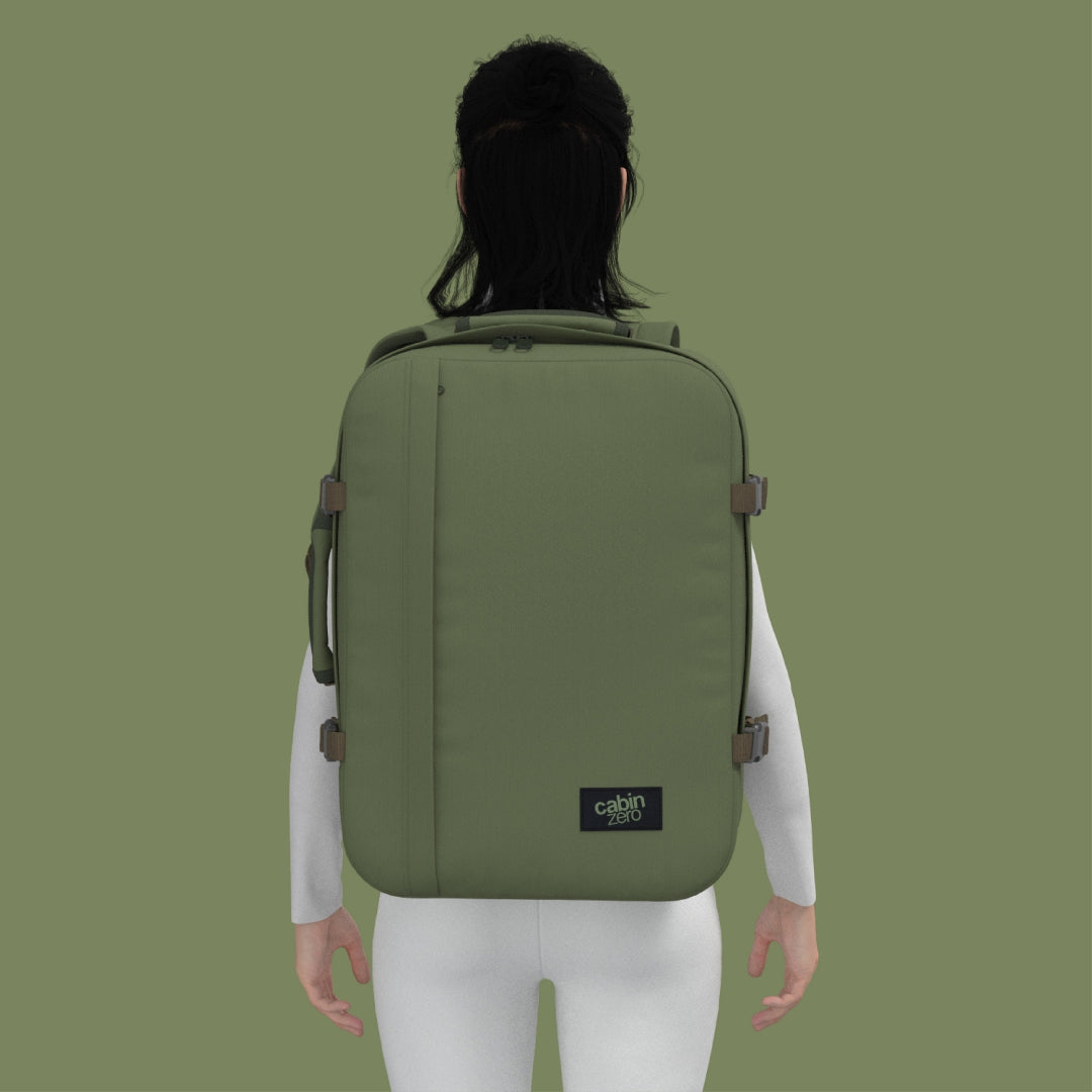 Klassischer Kabinenrucksack 44L Georgisches Khaki