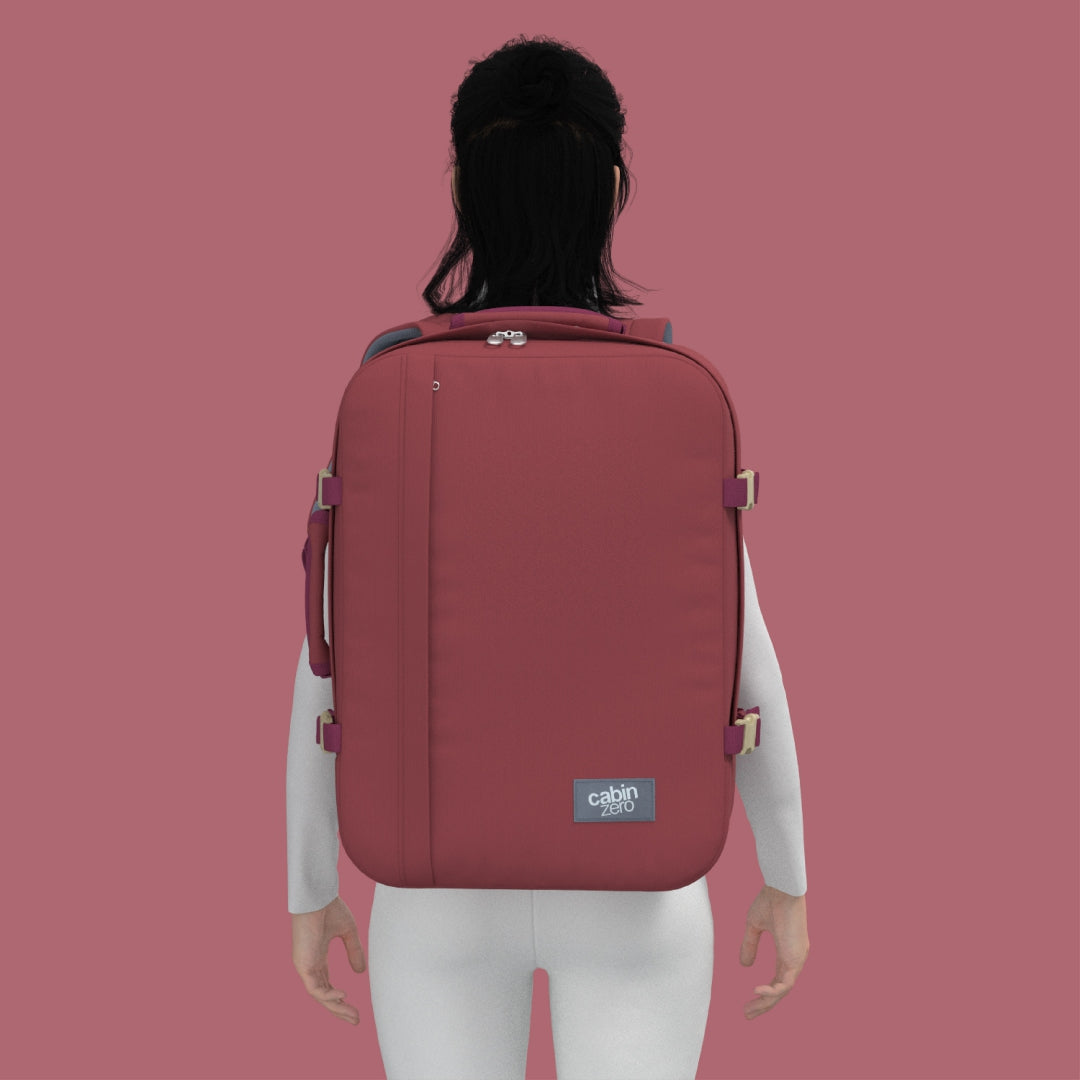 Klassischer Kabinenrucksack 44L Napa Wein