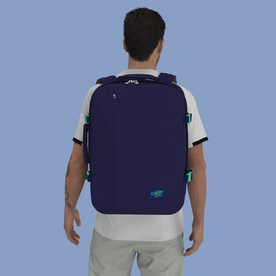 Klassischer Kabinenrucksack 44L Tiefes Ozean