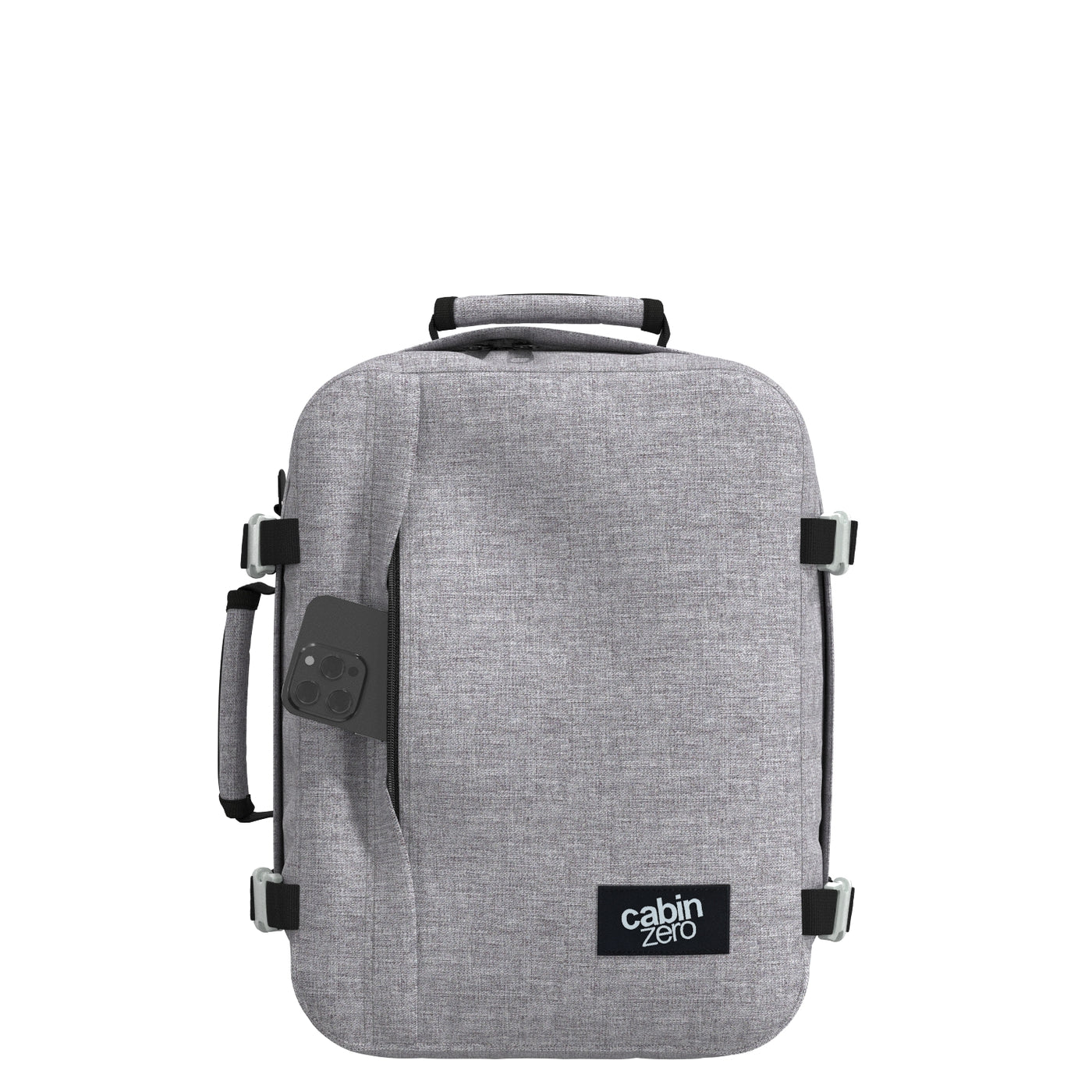 Klassischer Kabinenrucksack 28L Eisgrau