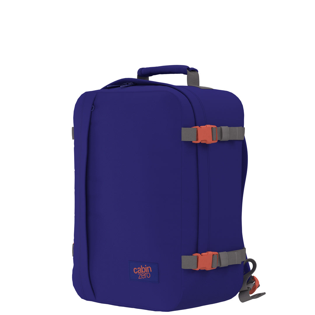 Klassischer Kabinenrucksack 36L Neptun Blau