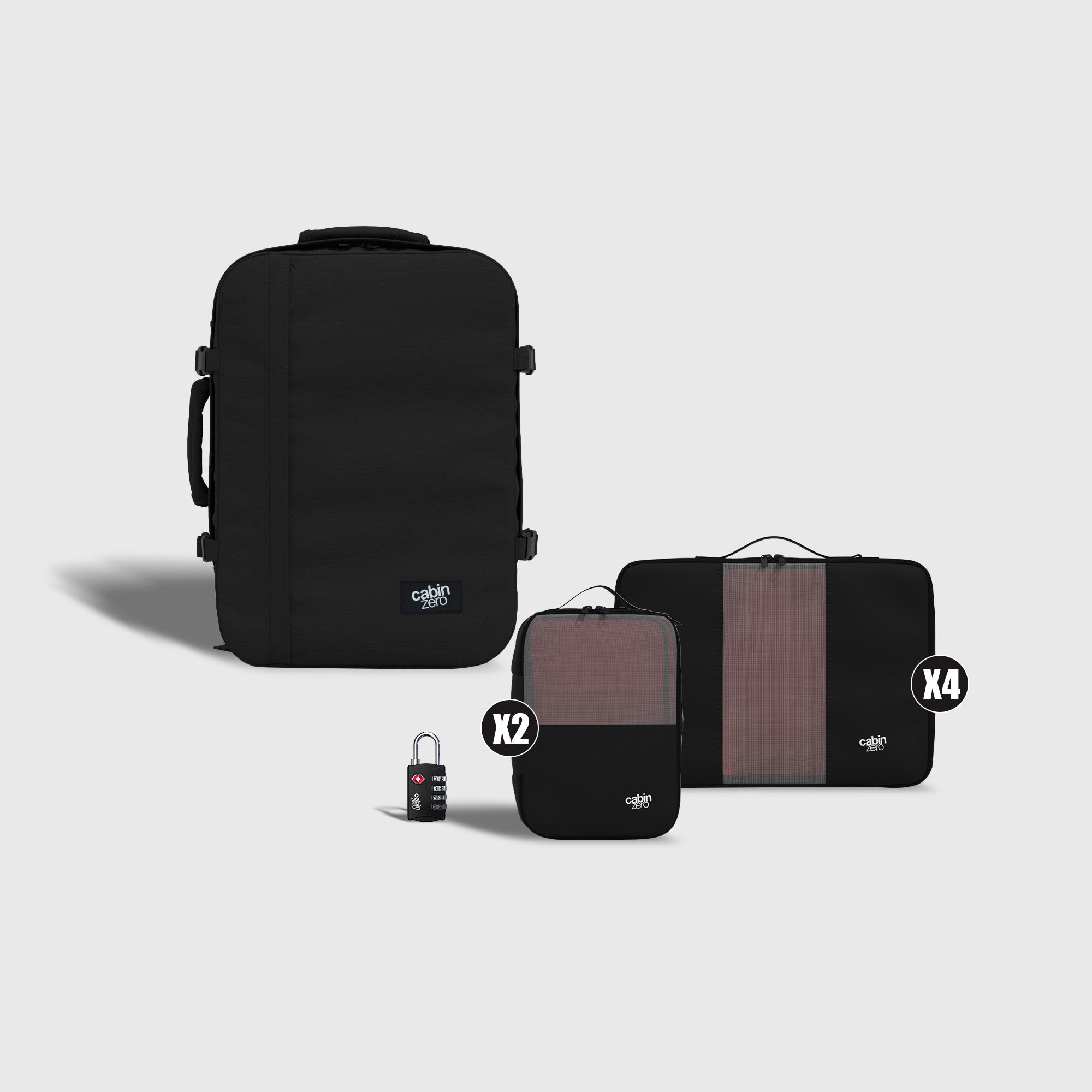 cabinzero classic 44l travel laptop backpack Classic Round The World Set