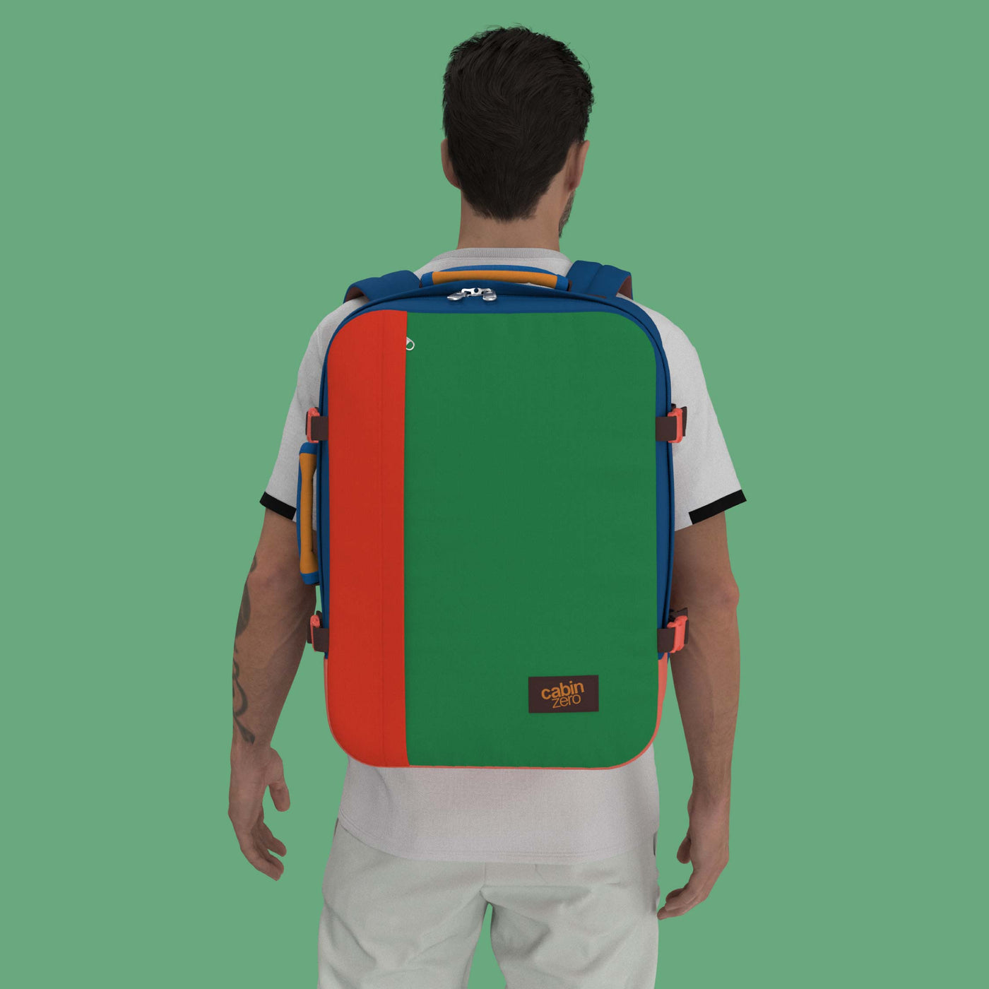 Classic Handgepäck Rucksack -  44L Tropical Blocks