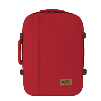 Klassischer Kabinenrucksack 44L London Rot