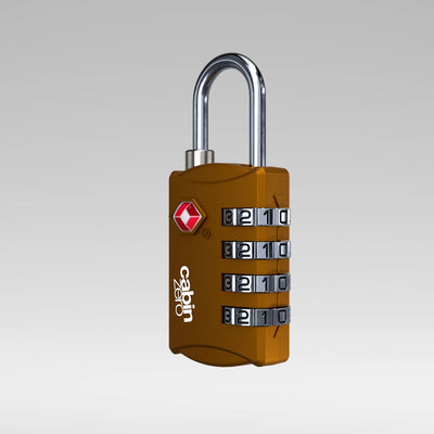 Travel TSA Lock - Orange Chill