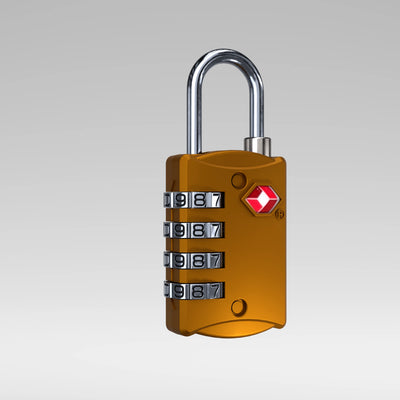 Travel TSA Lock - Orange Chill