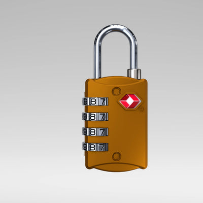 Travel TSA Lock - Orange Chill