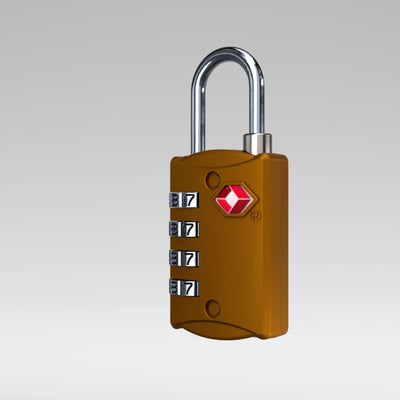Travel TSA Lock - Orange Chill