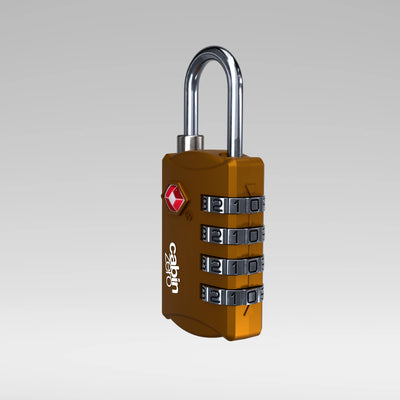 Travel TSA Lock - Orange Chill
