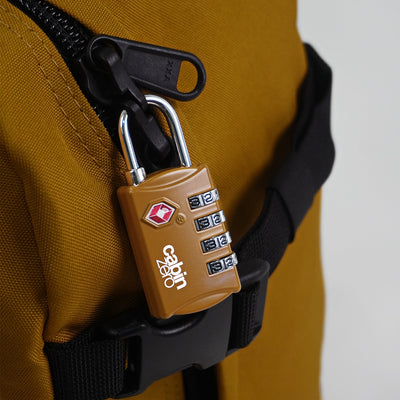 Travel TSA Lock - Orange Chill