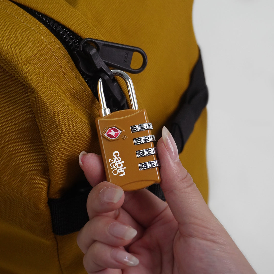 Travel TSA Lock - Orange Chill