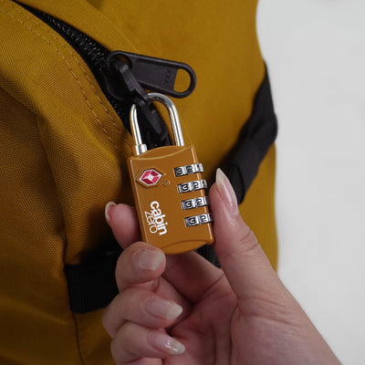 Travel TSA Lock - Orange Chill