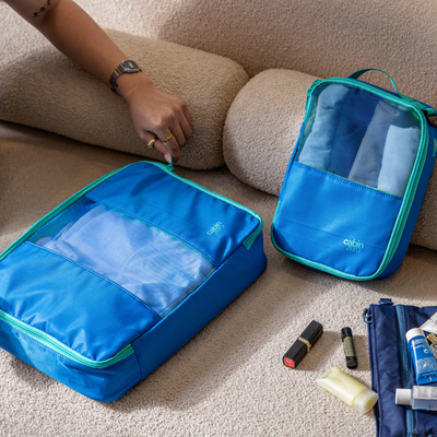 Packwürfel Set Lux Packing Cubes - Capri Blue