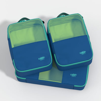 Packwürfel Set Lux Packing Cubes - Capri Blue