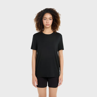 Ultraleichtes Reise-T-Shirt - <tc>Absolute Black</tc>