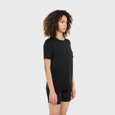 Ultraleichtes Reise-T-Shirt - <tc>Absolute Black</tc>