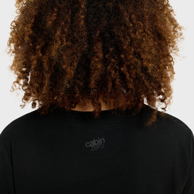 Ultraleichtes Reise-T-Shirt - <tc>Absolute Black</tc>