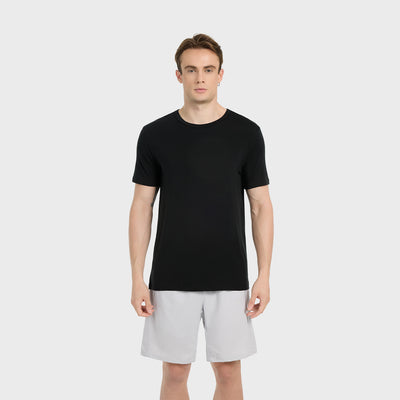 Ultraleichtes Reise-T-Shirt - <tc>Absolute Black</tc>