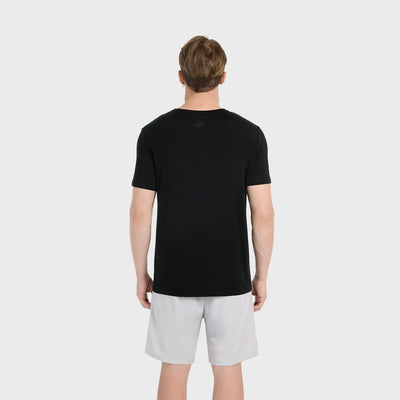 Ultraleichtes Reise-T-Shirt - <tc>Absolute Black</tc>